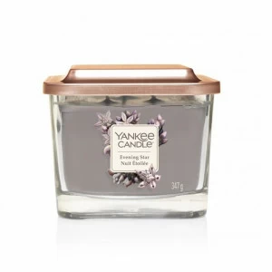 Свеча средняя Evening Star "Вечерняя звезда" 347гр 28-38 часов YANKEE CANDLE  268065 Серый