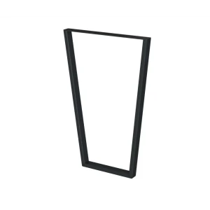 Подстолье для рабочей поверхности Лофт 85 см квадратное металл цвет черный