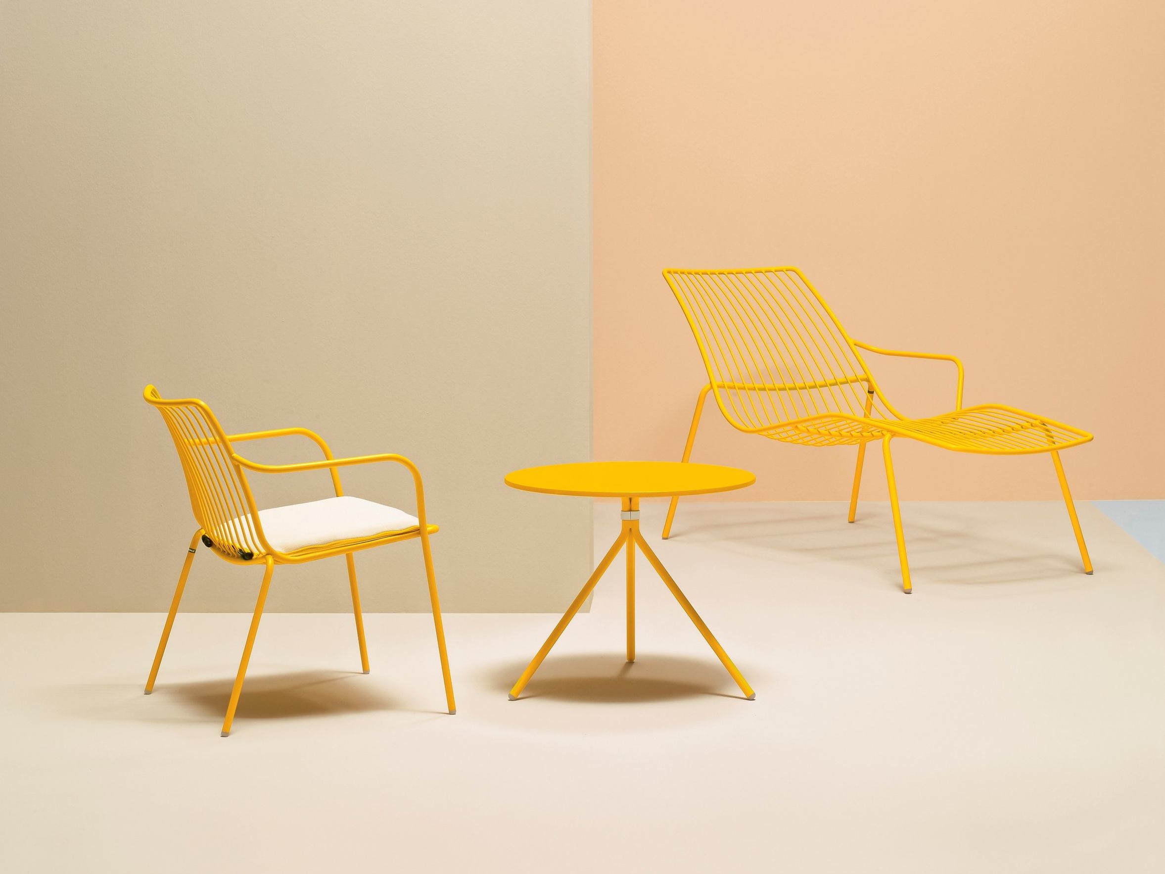 Стальной складной круглый садовый стол Pedrali ARCH-00106216 - Вид №10