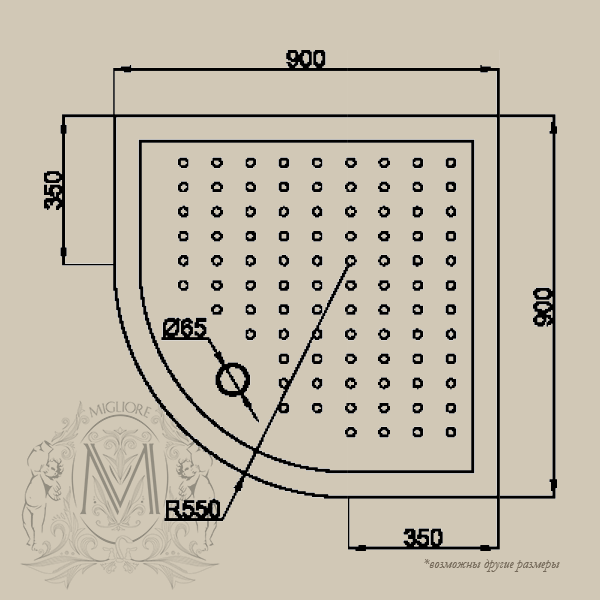22707 Душевой уголок Migliore Diadema - Вид №3