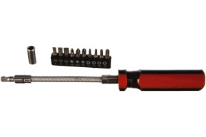 15758999 Отвертка с гибким стержнем набор 12шт. 39D122 Top Tools