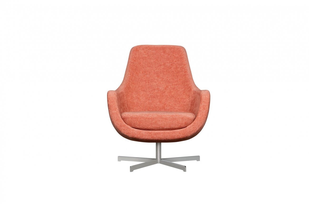 Кресло STEFANI коралловое SITS STEFANI 192355 Оранжевый  - Вид №1