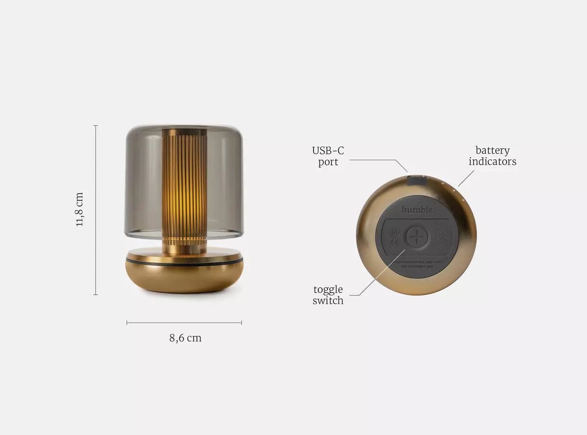 Алюминиевая светодиодная настольная лампа In Stock Humble ARCH-00136244 - Вид №8