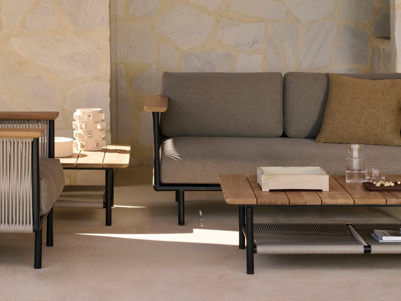 Квадратный стол из тикового дерева Ethnicraft Corbey ARCH-00120563 - Вид №2