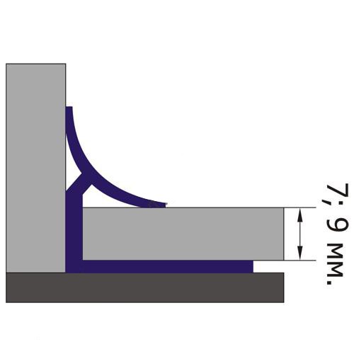 Уголок белый 9 вн. (Россия) Santreyd 254851 - Вид №1