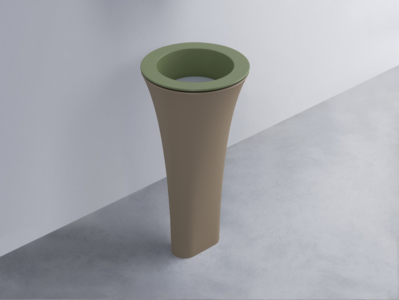 AMLA45-AG+AMPILT-BR+AMCOLT-AN Раковина Amedeo Tondo отдельностоящая cielo Enjoy + Amedeo Ceramica Cielo