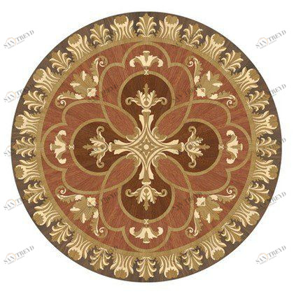 Художественный паркет Da Vinci Розетка 26-108 Дуб Селект (Гладкая) х1000диаметр мм 260090108