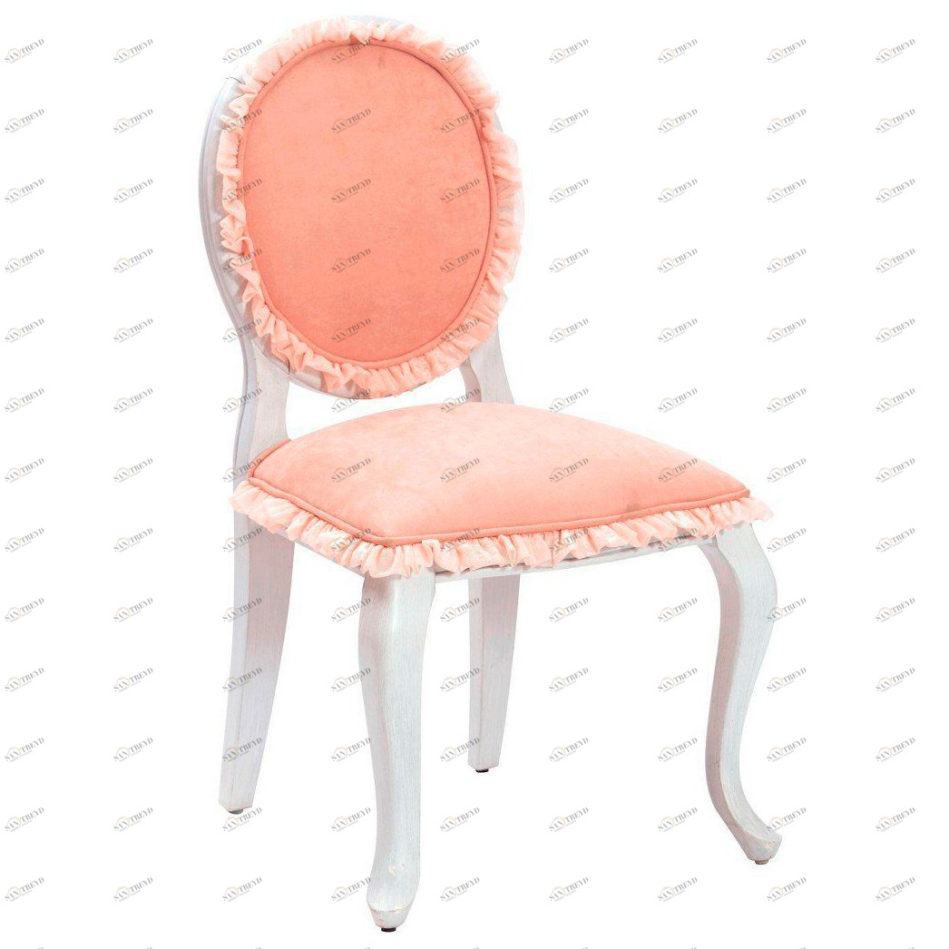 Стул с круглой спинкой лососевый Dream CILEK ROMANTIC 00-3832542 Розовый Santreyd