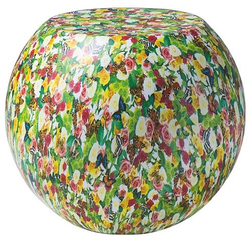 Cappellini Круглый журнальный столик из стекловолокна и смолы  Bg_1  - Вид №3