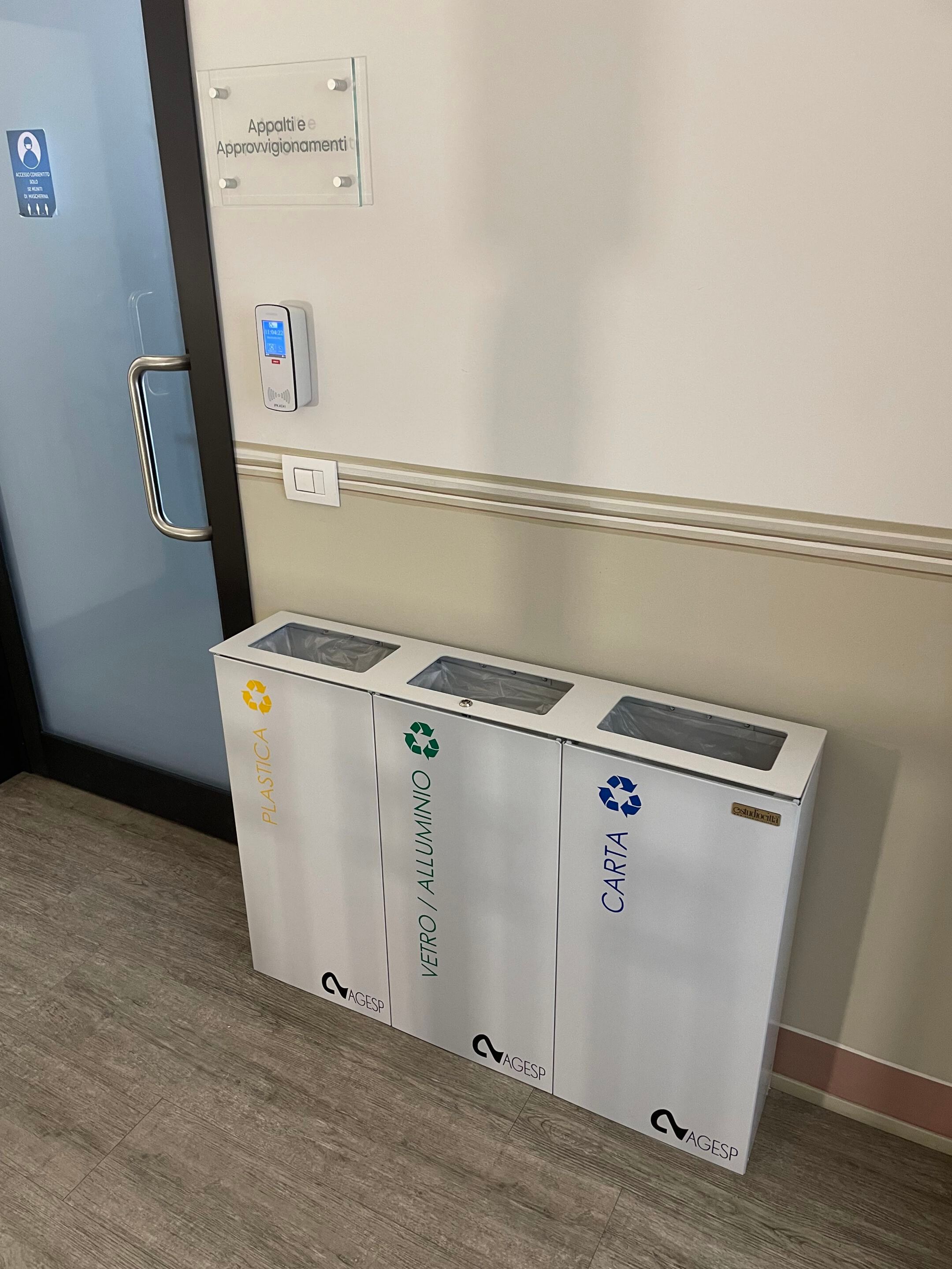 Стальная корзина для мусора для утилизации отходов Studio Città ECO BIN SLIM ARCH-00088129 - Вид №7