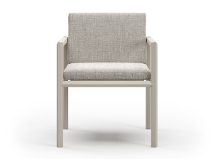 Тканевый садовый стул с подлокотниками