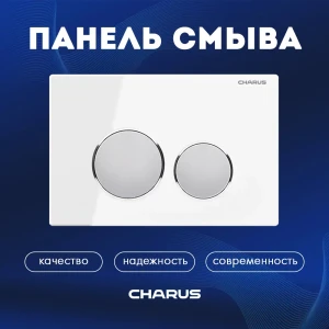 90835040 Панель смыва Charus FP.330.WHITE.10 цвет белый STLM-1401030