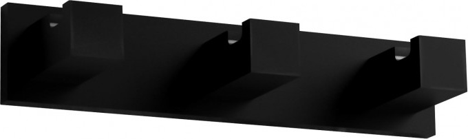 LC37-NM LC37 NM Планка с 3-мя крючками (чёрный) COLOMBO LOOK Colombo Design