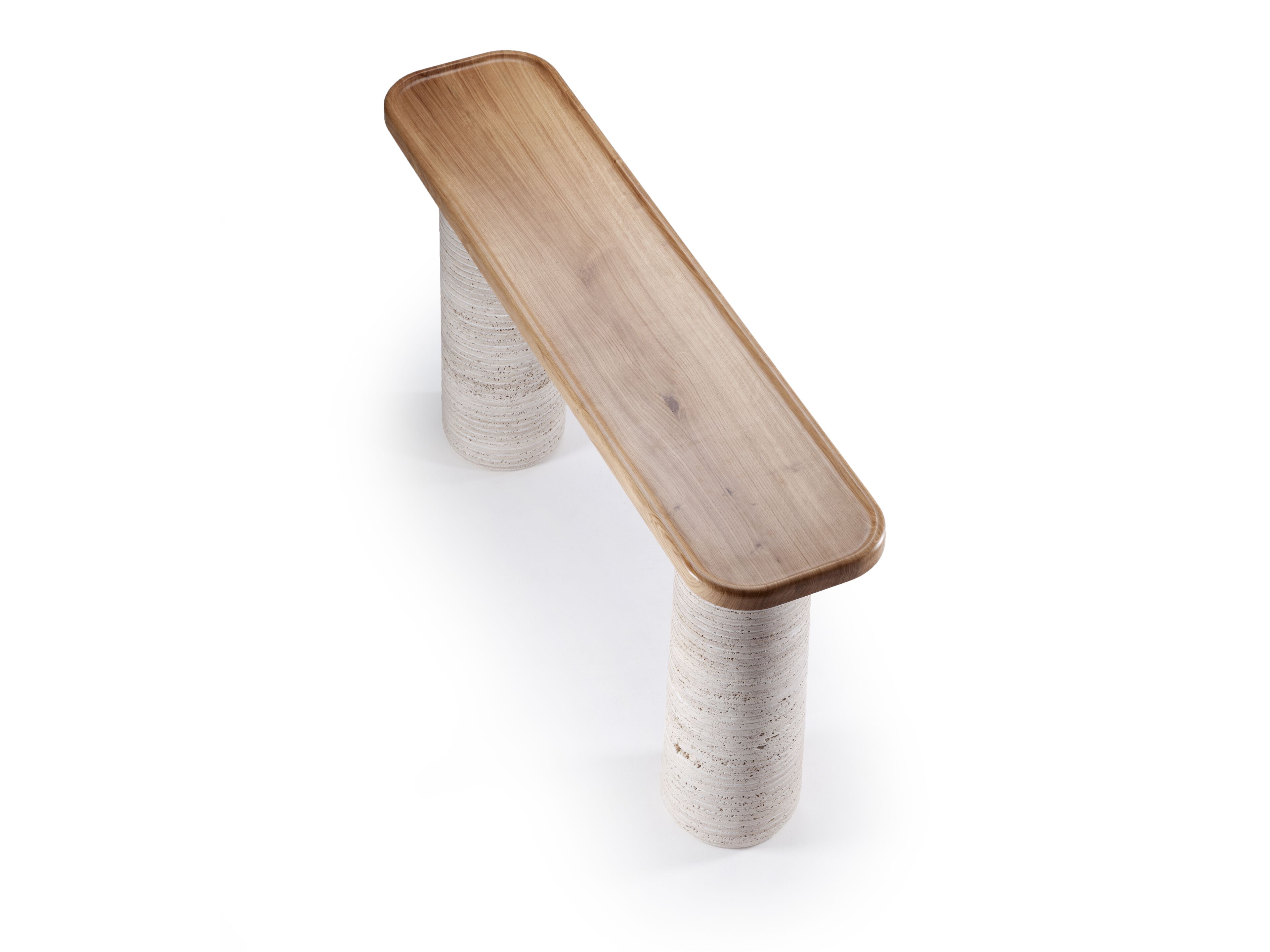 Прямоугольная консоль из мрамора Estremoz Mambo Unlimited Ideas Poppy ARCH-00108519 - Вид №2