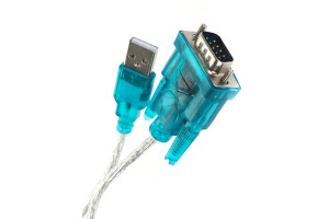 16199576 Кабель-переходник USB Am - RS-232 DB9M, винты добавляет в систему COM порт ACU804 AOpen/Qust