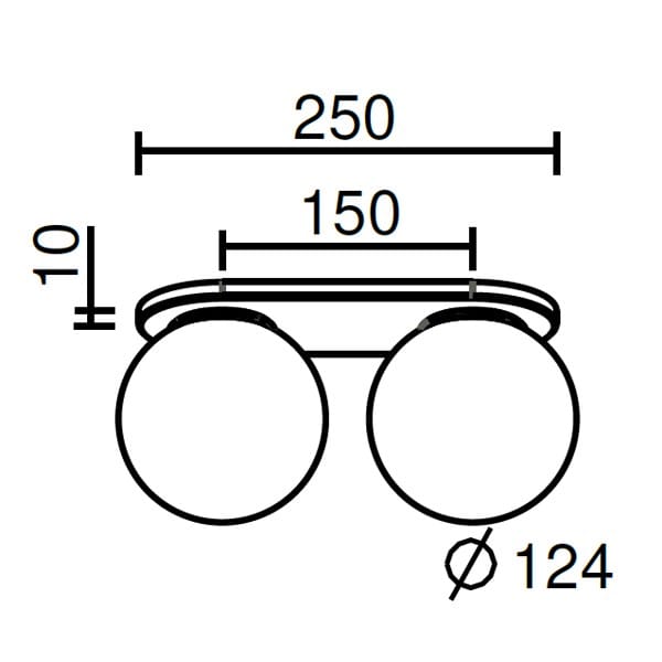 Выдувное стекло светодиодный потолочный светильник Brillamenti ZBowl ARCH-00104957 - Вид №7