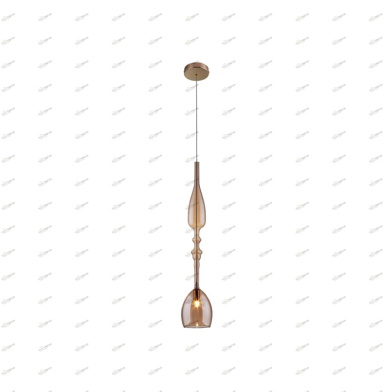 Подвесной светильник Crystal Lux Lux New SP1 C Amber CRYSTAL LUX LUX NEW 275737 Янтарный 