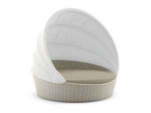 Ткань иглу сад диван с колесами