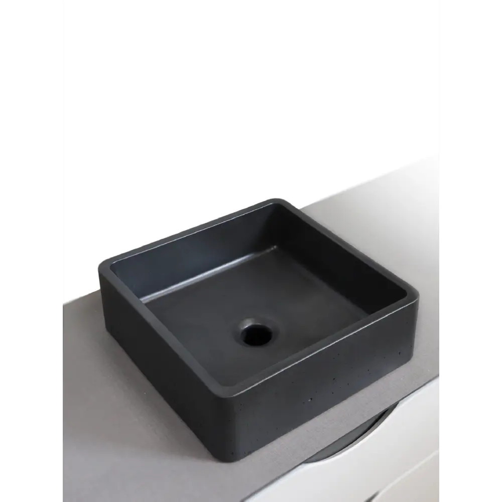 Раковина Square накладная 36x36 см цвет черный матовый Santreyd STLM-2146871 - Вид №3