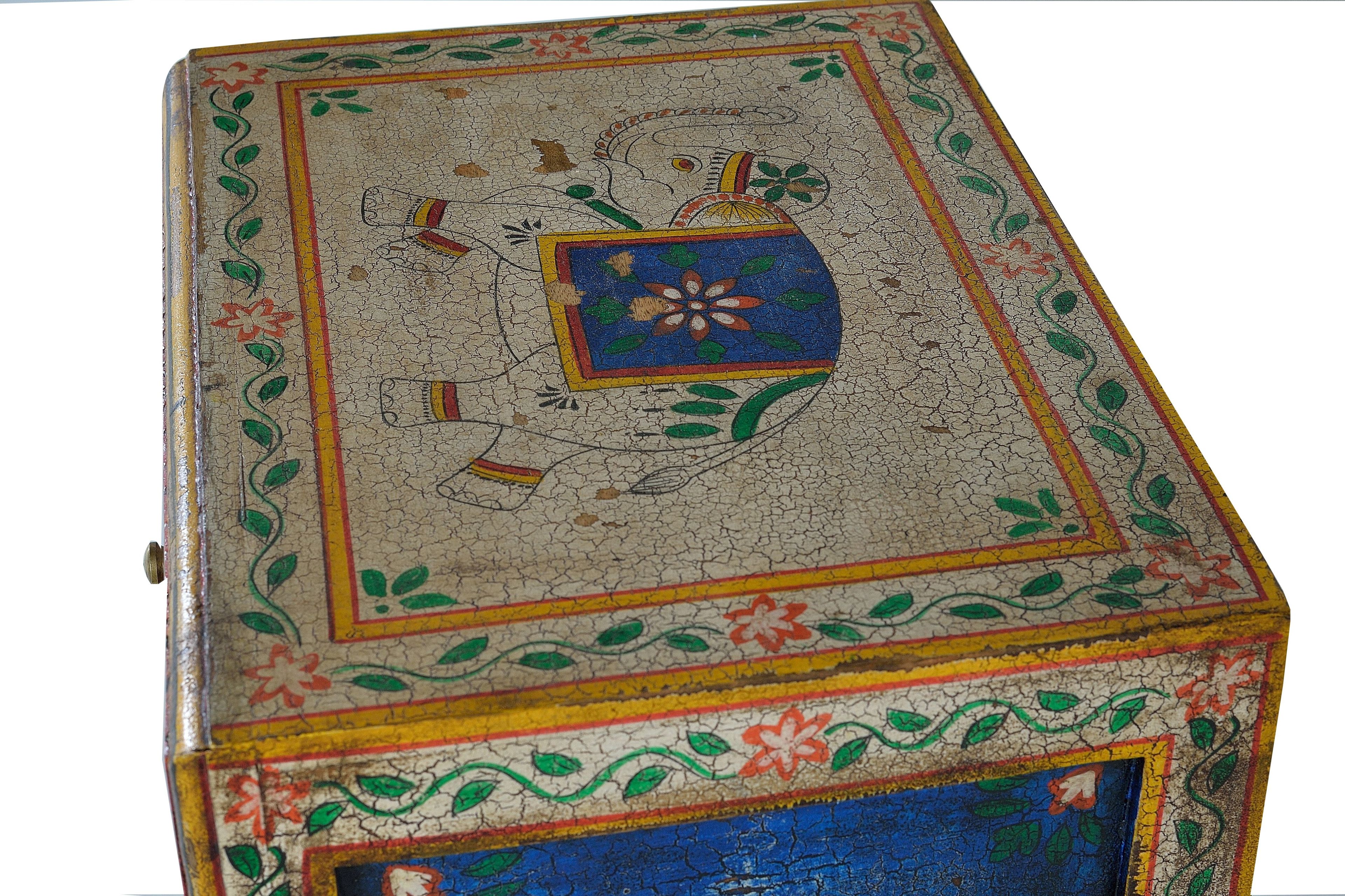 Прямоугольная тумбочка из манго с ящиками Giner y Colomer 1395 ARCH-00090374 - Вид №5