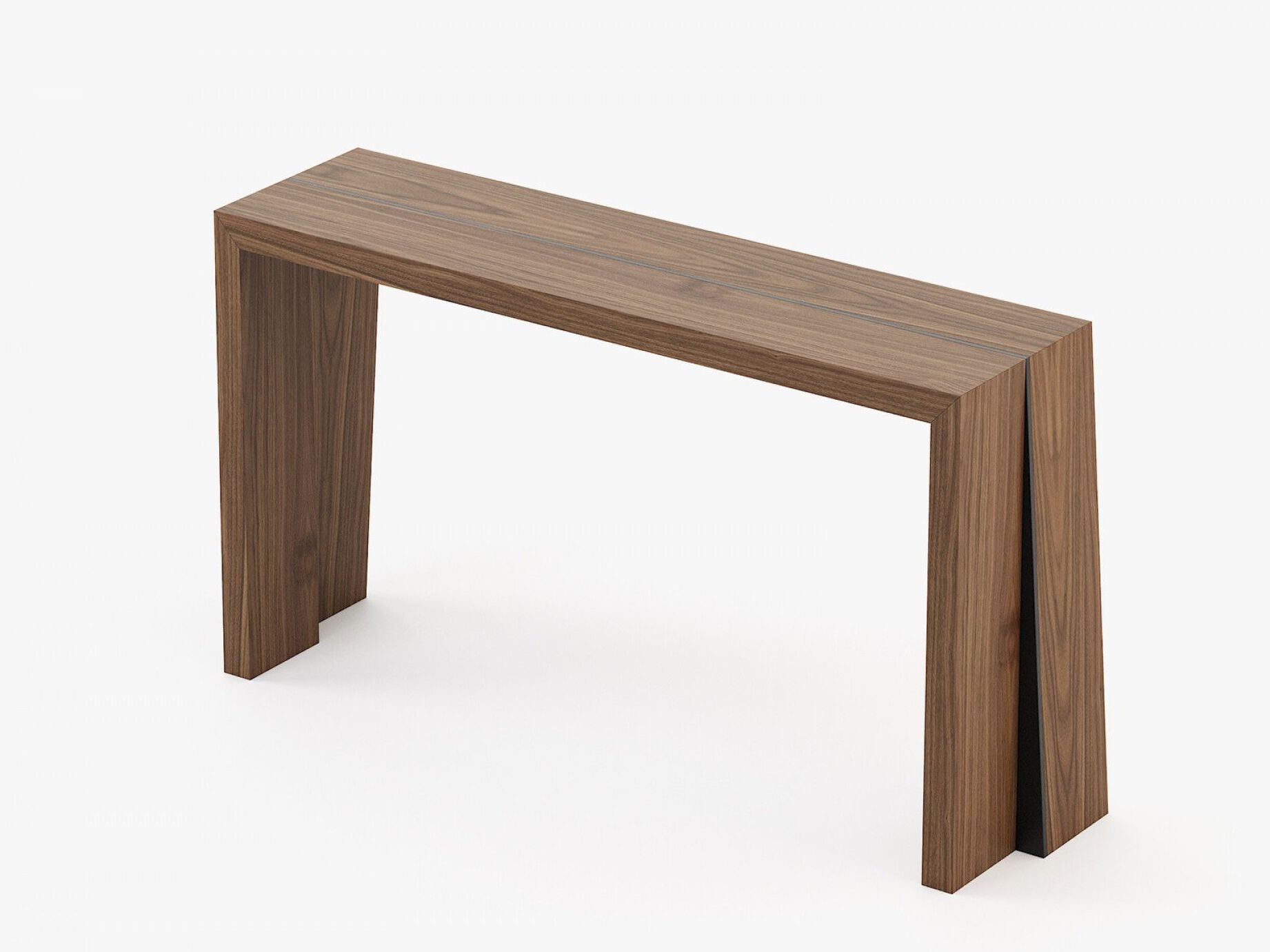 Прямоугольная консоль из грецкого ореха Laskasas ARCH-00095381 - Вид №2