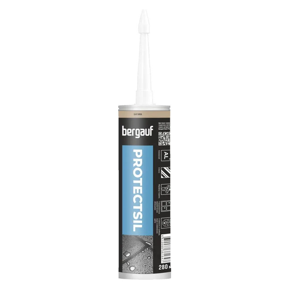 Затирка силиконовая Bergauf Protectsil цвет багама 280 мл STLM-2163663