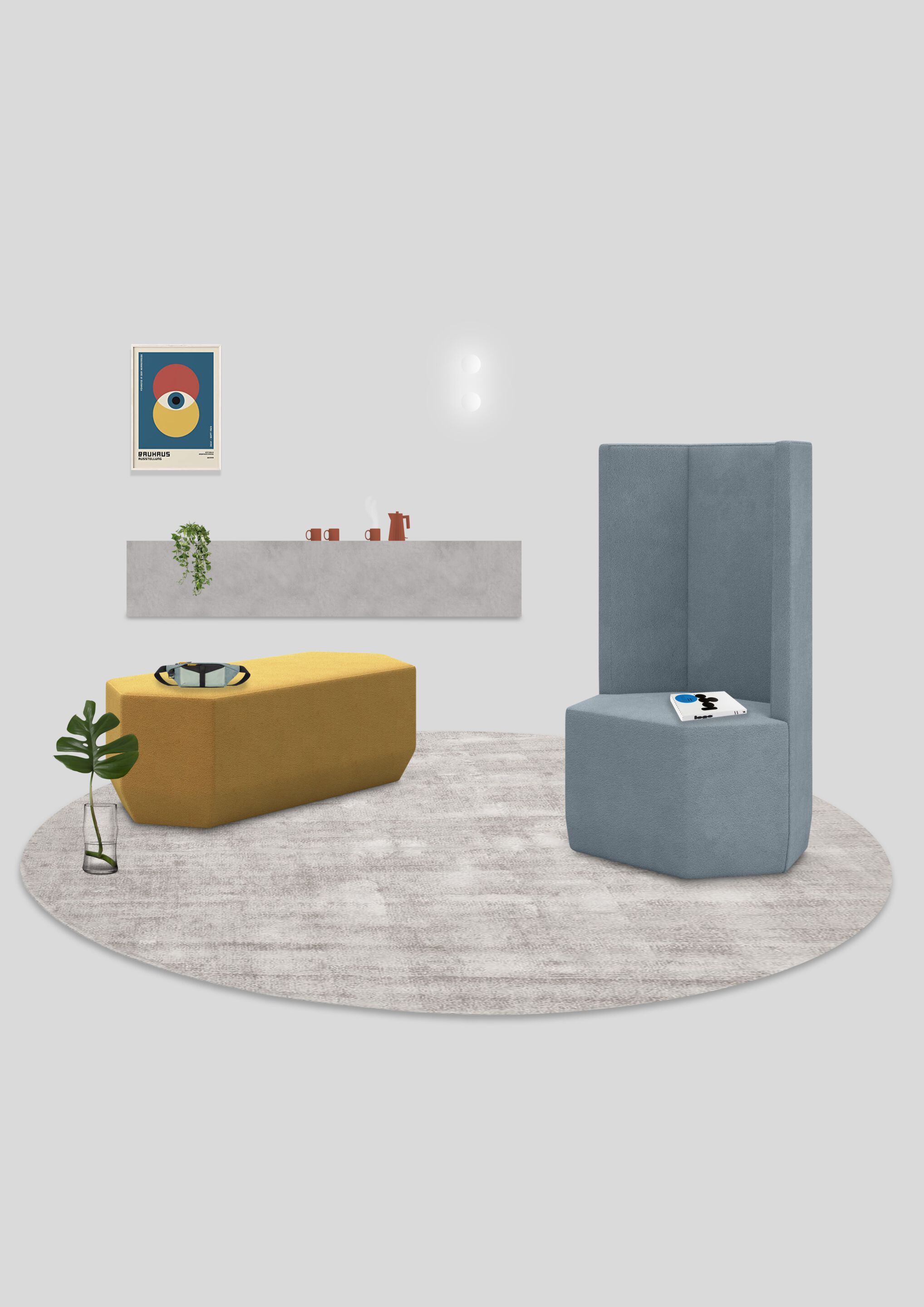 Квадратный пуф Adrenalina Tigram ARCH-00132488 - Вид №1