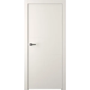 Дверь межкомнатная Лацио 1 глухая эмаль цвет жемчужный 80x200 см
