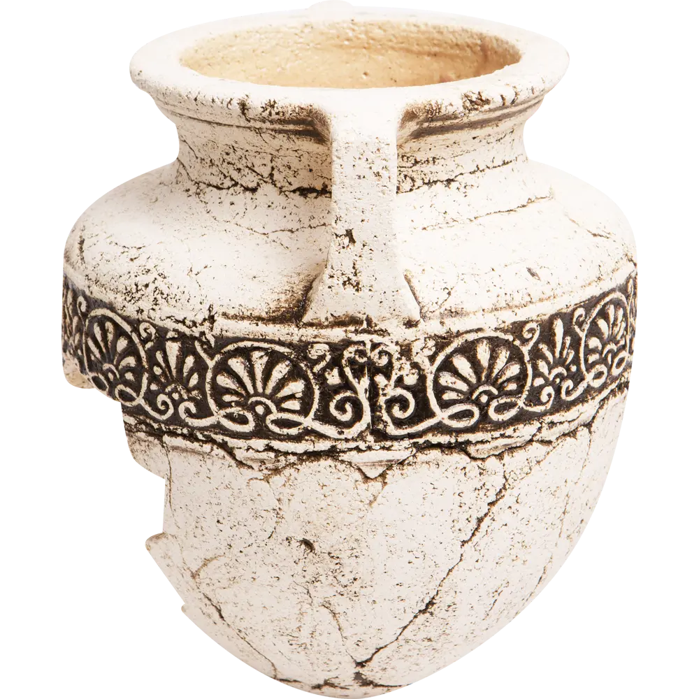 Амфора Коринф малая 23x23x29 см v6 л шамотная глина бежевый Santreyd STLM-2112660 - Вид №2
