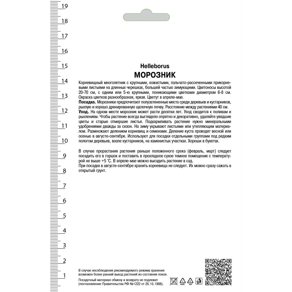 Морозник чёрный, 1 шт. 82118759 STLM-2104528 Santreyd  - Вид №1