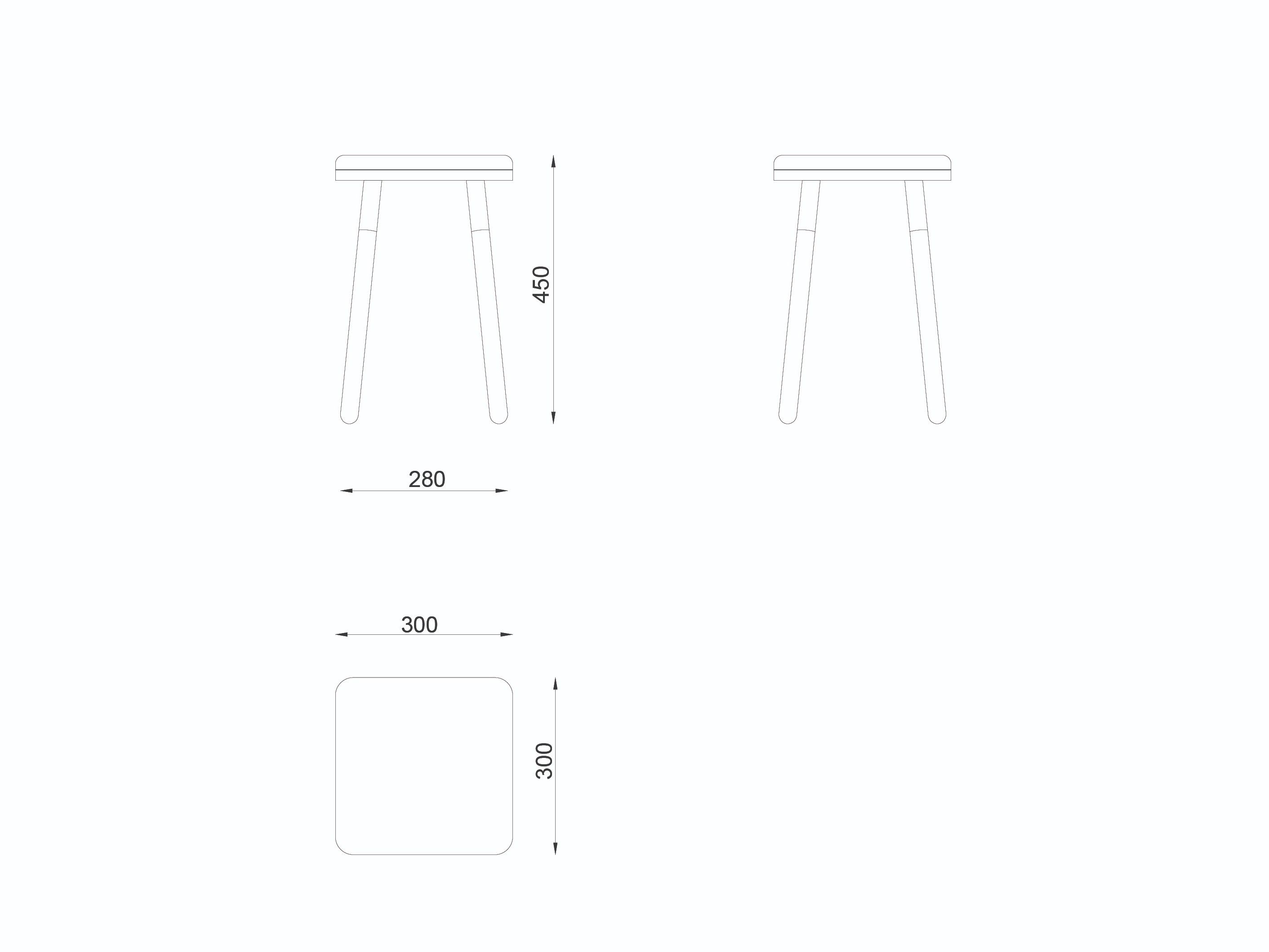 Низкий табурет из пробки Askia ARCH-00152610 - Вид №11