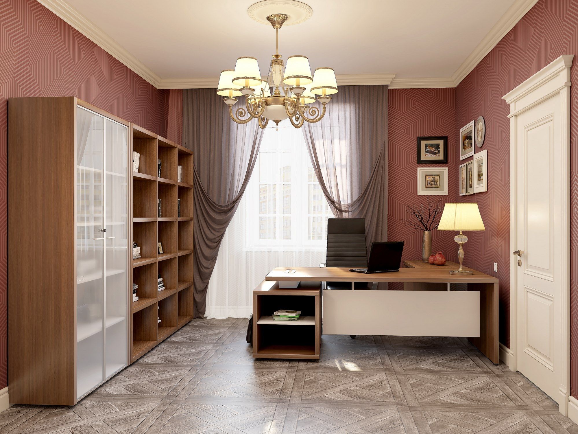 Угловой стол со встроенной полкой CUF Milano ARCH-00088114 - Вид №6