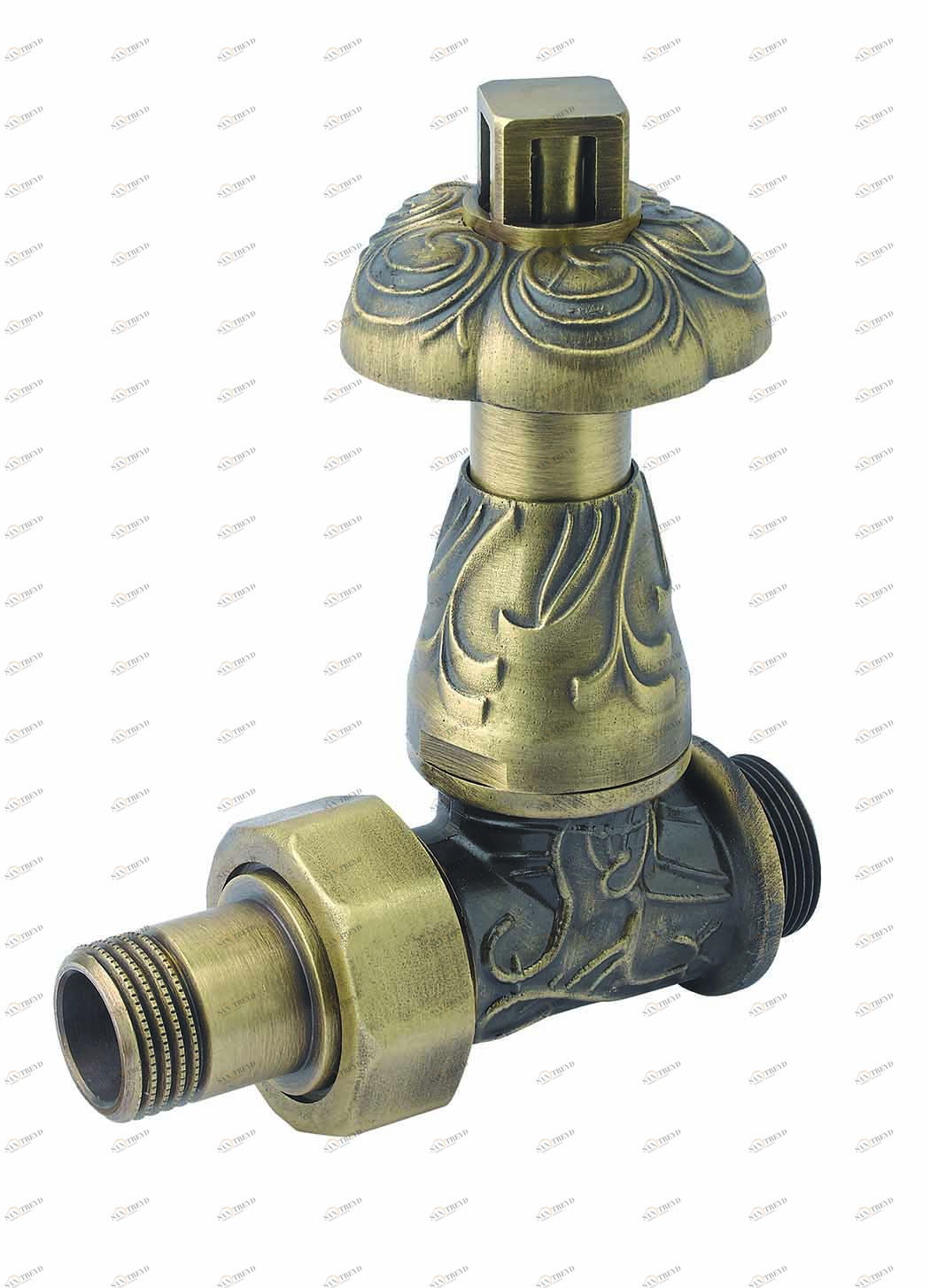 Carlo Poletti V168510E Клапан термостатический угловой с подключением для медной или пластиковой трубы 