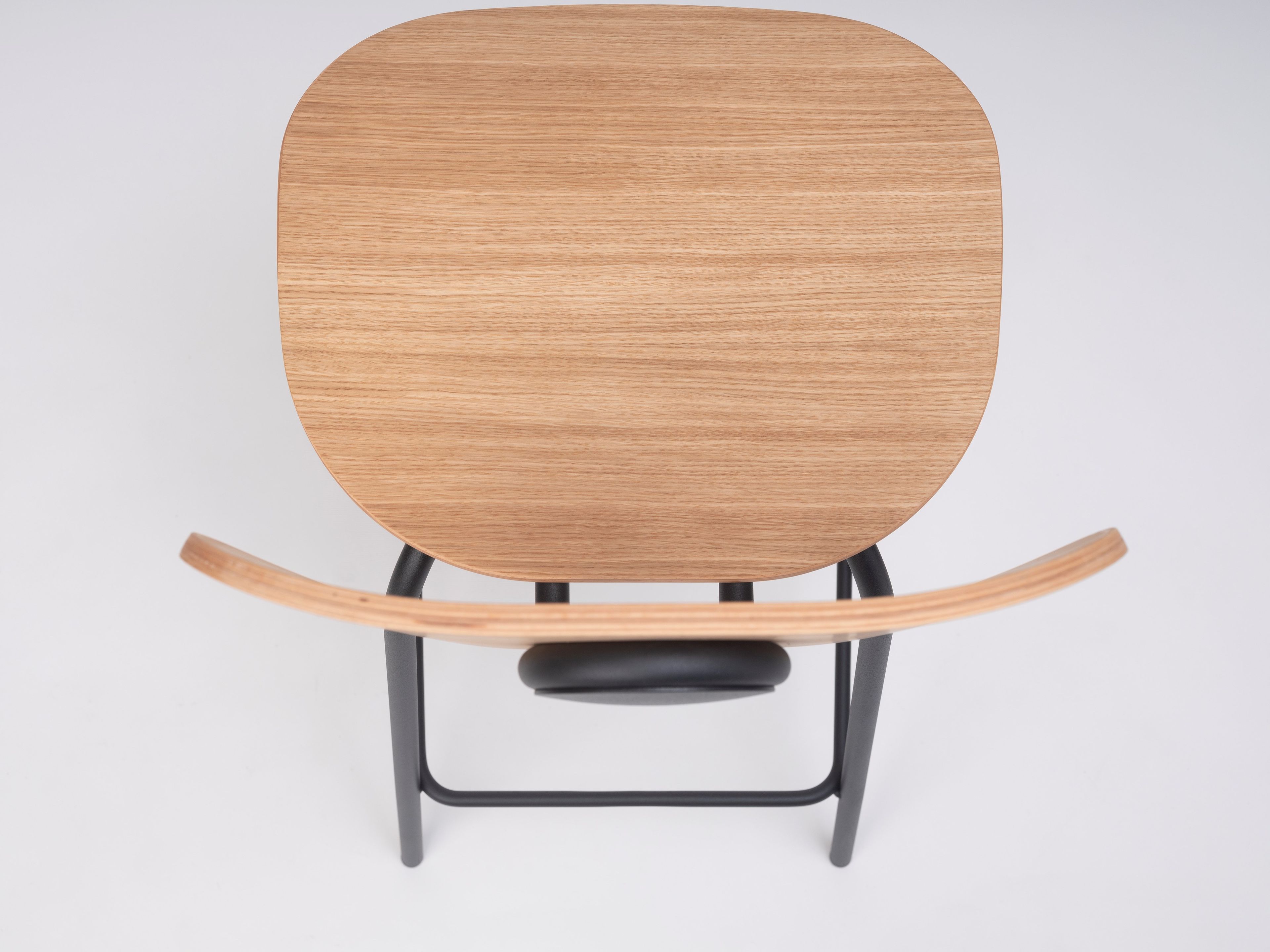 Деревянный барный стул с подставкой для ног ONDARRETA Hari ARCH-00133416 - Вид №3