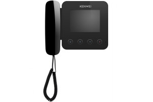 15895084 Цветной монитор видеодомофона с трубкой (черный) KW-E400FC CC000000973 Kenwei