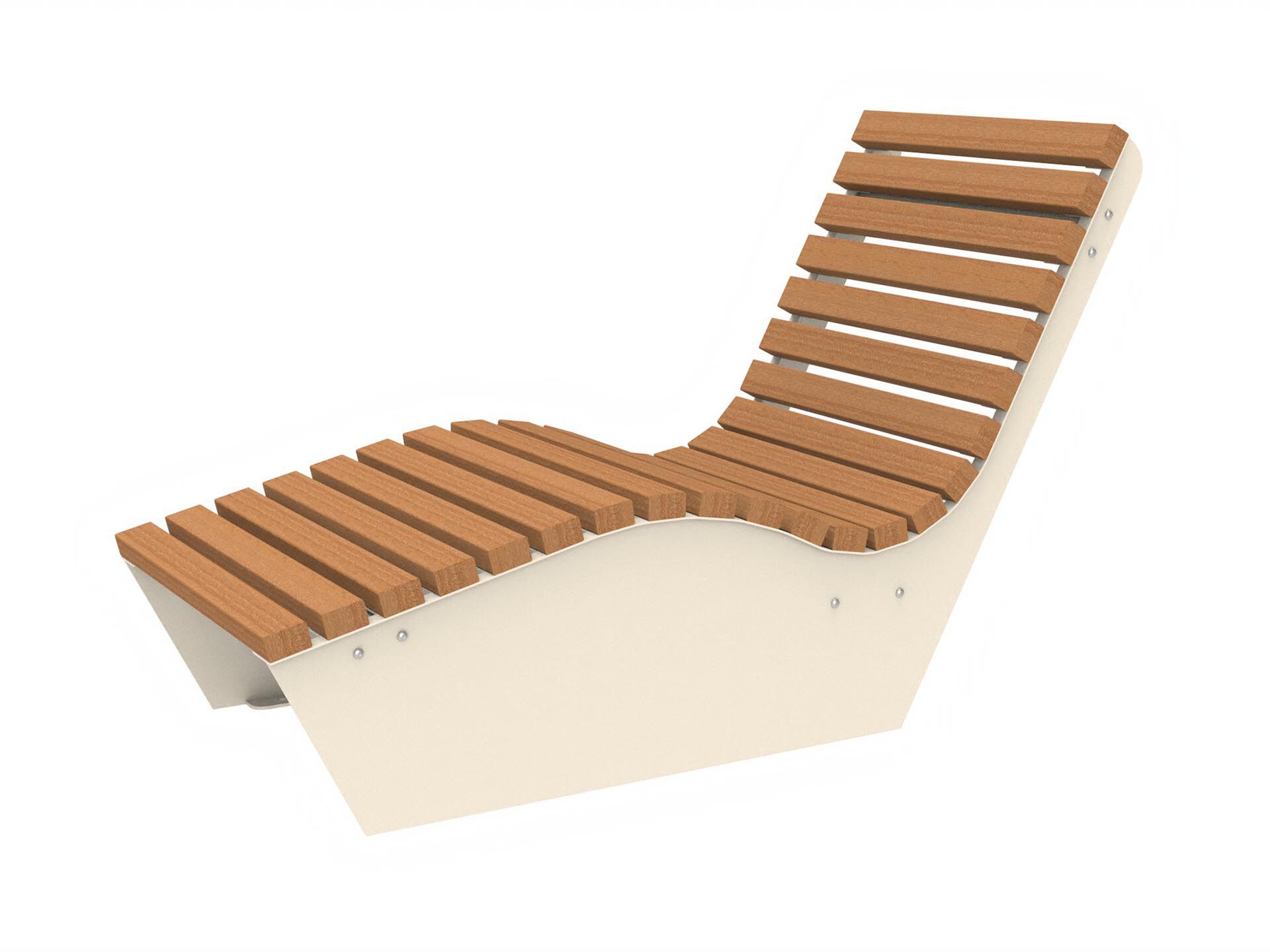 Одноместный шезлонг Lazzari Braies ARCH-00008778