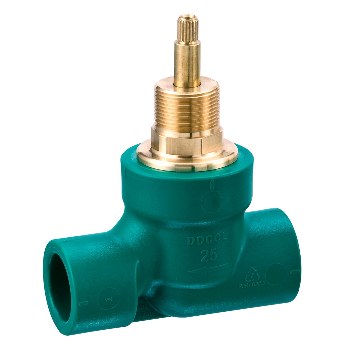 00524500 Керамический регистр PPR 1/2 оборота 25 мм Docol BASETEC 