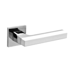 Дверные ручки Fuaro Flash, без запирания, цвет хром/белый