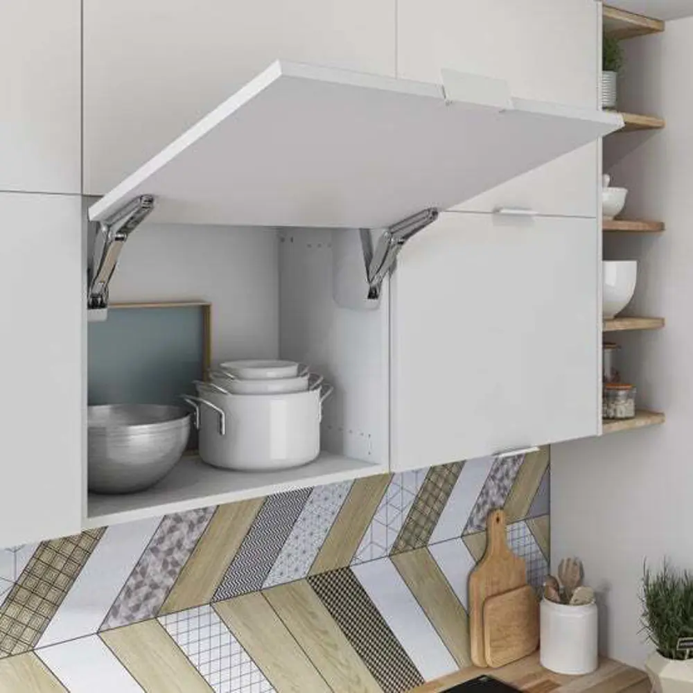 Механизм подъемный Free Flap Mini C нагрузка до 11 кг нержавеющая сталь KESSEBOHMER STLM-2084901 - Вид №3