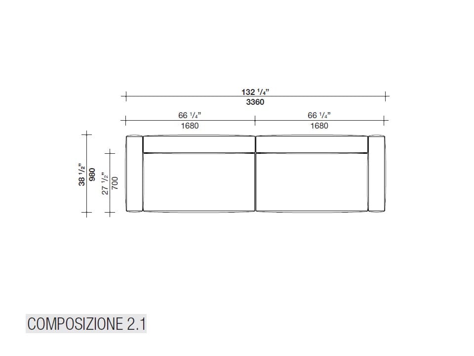 Секционный диван из ткани Lema SNAP ARCH-00147146 - Вид №7