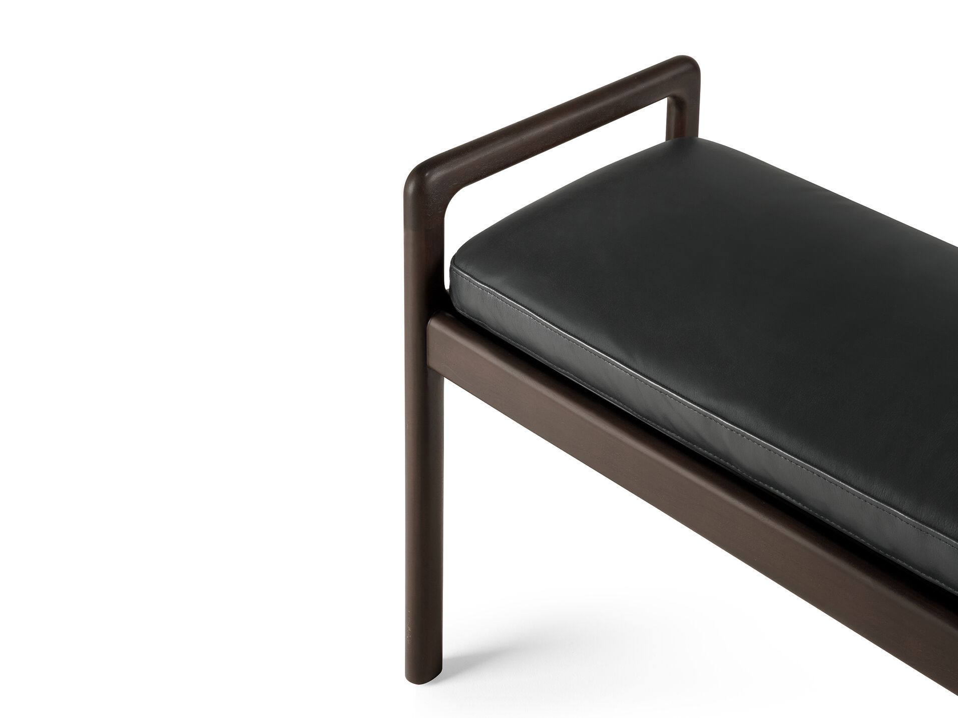 Скамейка из красного дерева и кожи Ethnicraft Джек ARCH-00067881 - Вид №2