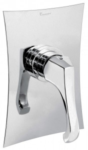 76009CSP Внутристенный смеситель Ares, цвет зачищенный хром