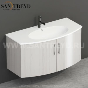 MDMA10Y6065 Тумба с двумя створками 98 см белая Globo 4ALL Италия