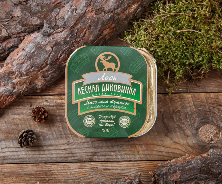 3341 Тушеное мясо лося с зеленым перцем (ламистер) Вкусляндия 