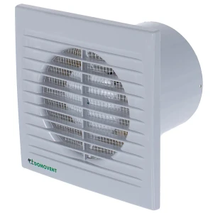 Вентилятор осевой вытяжной Домовент СВ D100 мм 34 дБ 95 м³/ч цвет белый