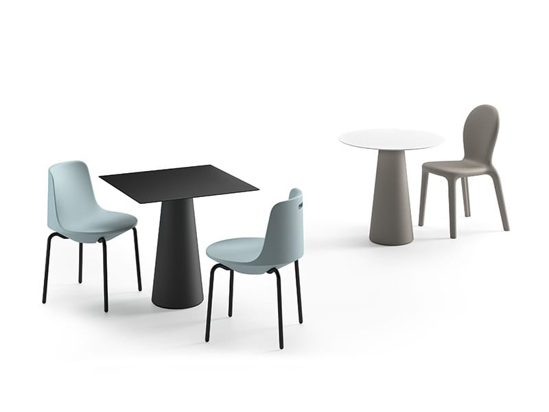 Пластиковый прямоугольный обеденный стол PLUST Fura ARCH-00121573