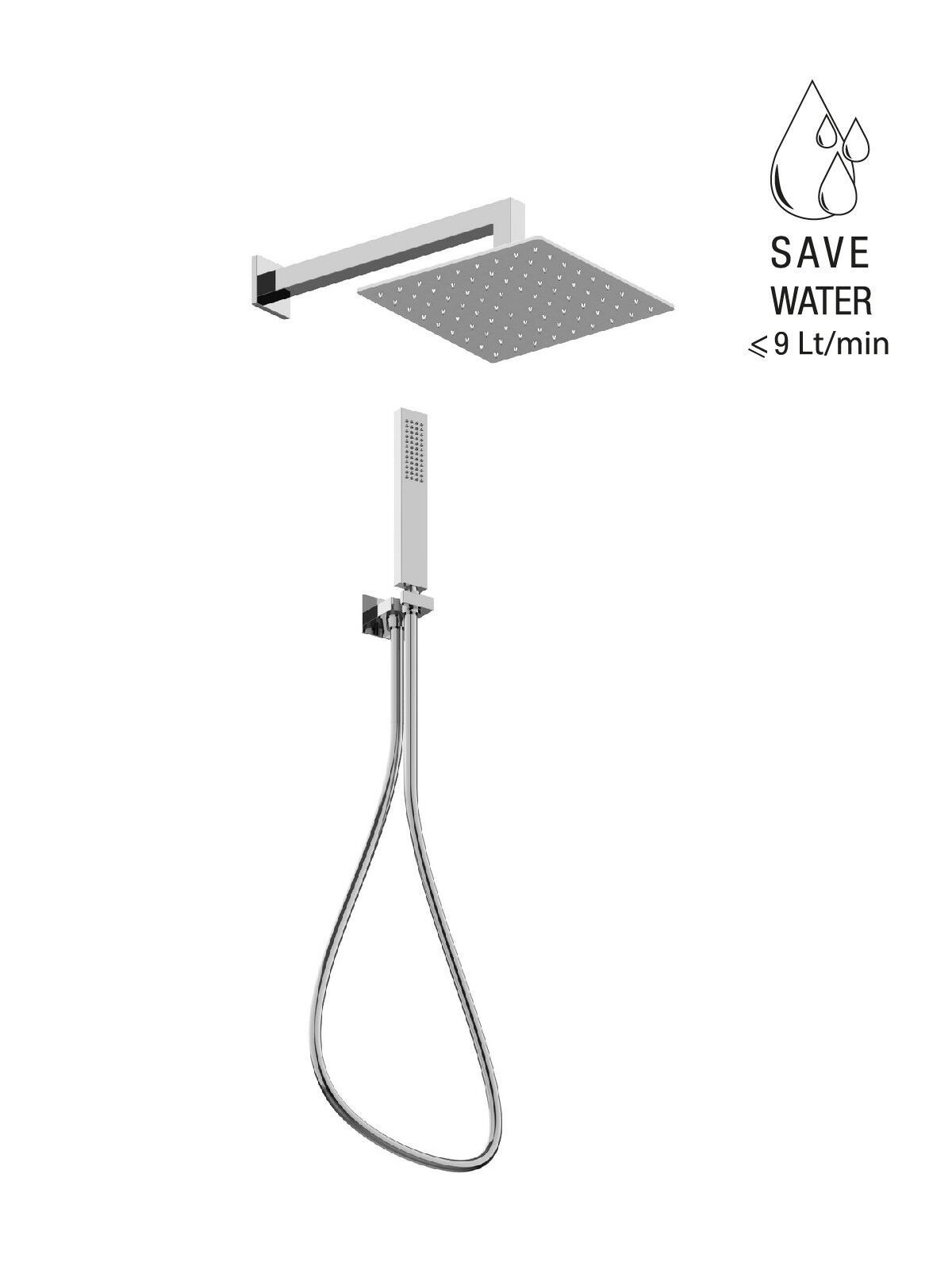 Металлическая насадка для душа / ручной душ Rubinetterie Frattini ARCH-00060618 - Вид №1