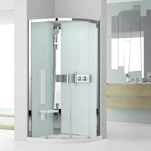 Novellini. Душевая кабина 90x90 R90 STANDARD с низким душевым поддоном GLAX 3