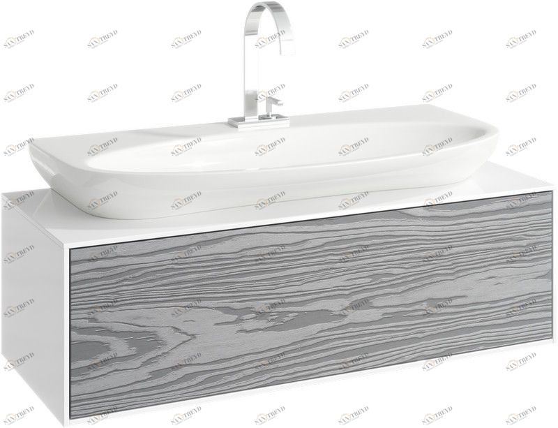 Genesis тумба под умывальник, цвет миллениум серый, GEN0110MG AQWELLA ESC0904D