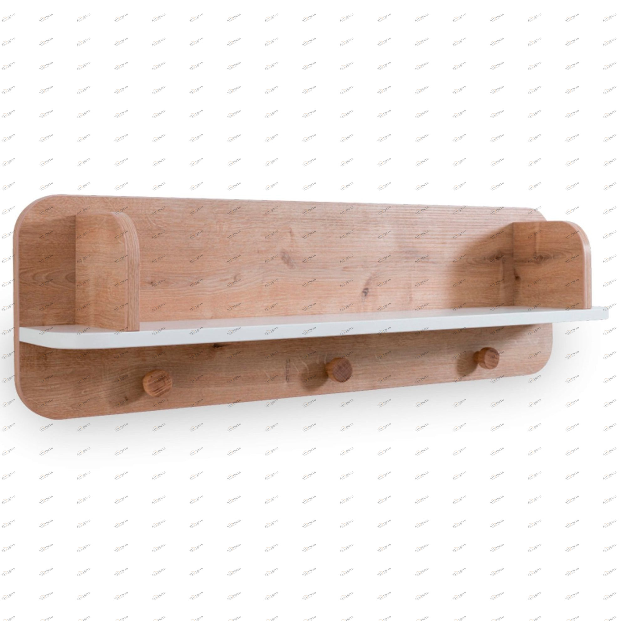 Полка с крючками детская Natura Baby CILEK NATURA BABY 00-3832491 Бежевый Santreyd 